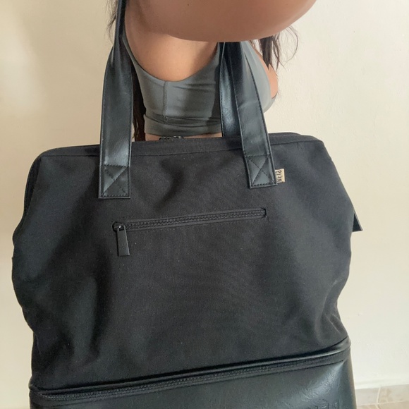 BEIS The Convertible Mini-Weekender in Black - Picture 2 of 12